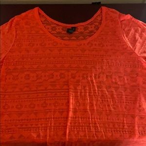 Lane Bryant Sheer T-shirt NWT